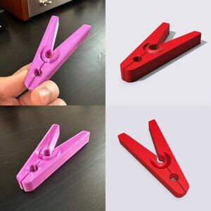 Strong Clothespin | Just Print then It's Ready To Use | Provides Strong Clamp |